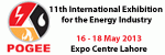 11th International Exhibition for Energy Industry Featuring Oil & Gas Pakistan – POGEE 2013