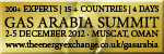 8th Annual Gas Arabia Summit Meeting 2012