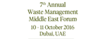 7th Annual Waste Management Middle East Forum 2016